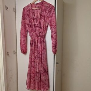 Pink romantic dress